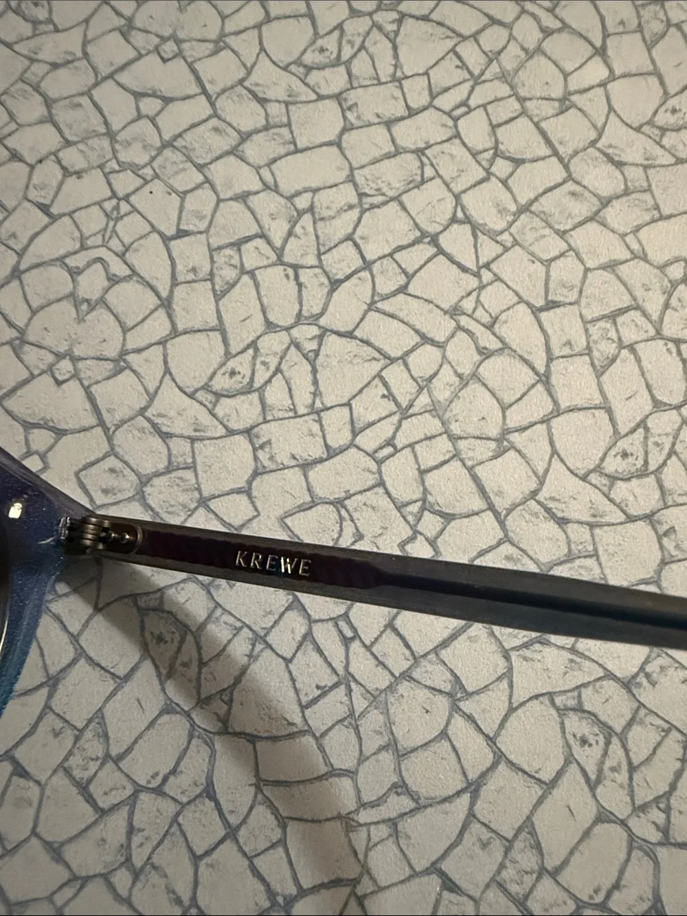 KREWE Cat Eye Sunglasses in Purple and Black